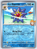 Misty's Starmie Reverse Holo Uncommon SV10: Destined Rivals 047/182 NM 2025