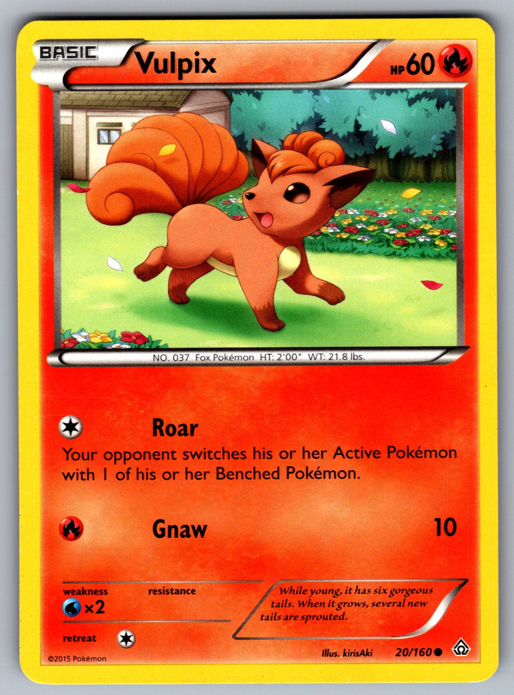 Vulpix Common XY - Primal Clash 20/160 LP 2015