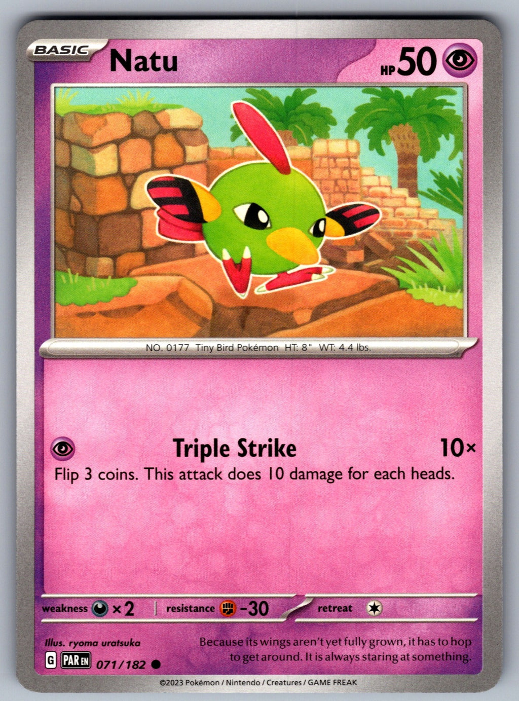 Natu Common SV04: Paradox Rift 071/182 NM 2023
