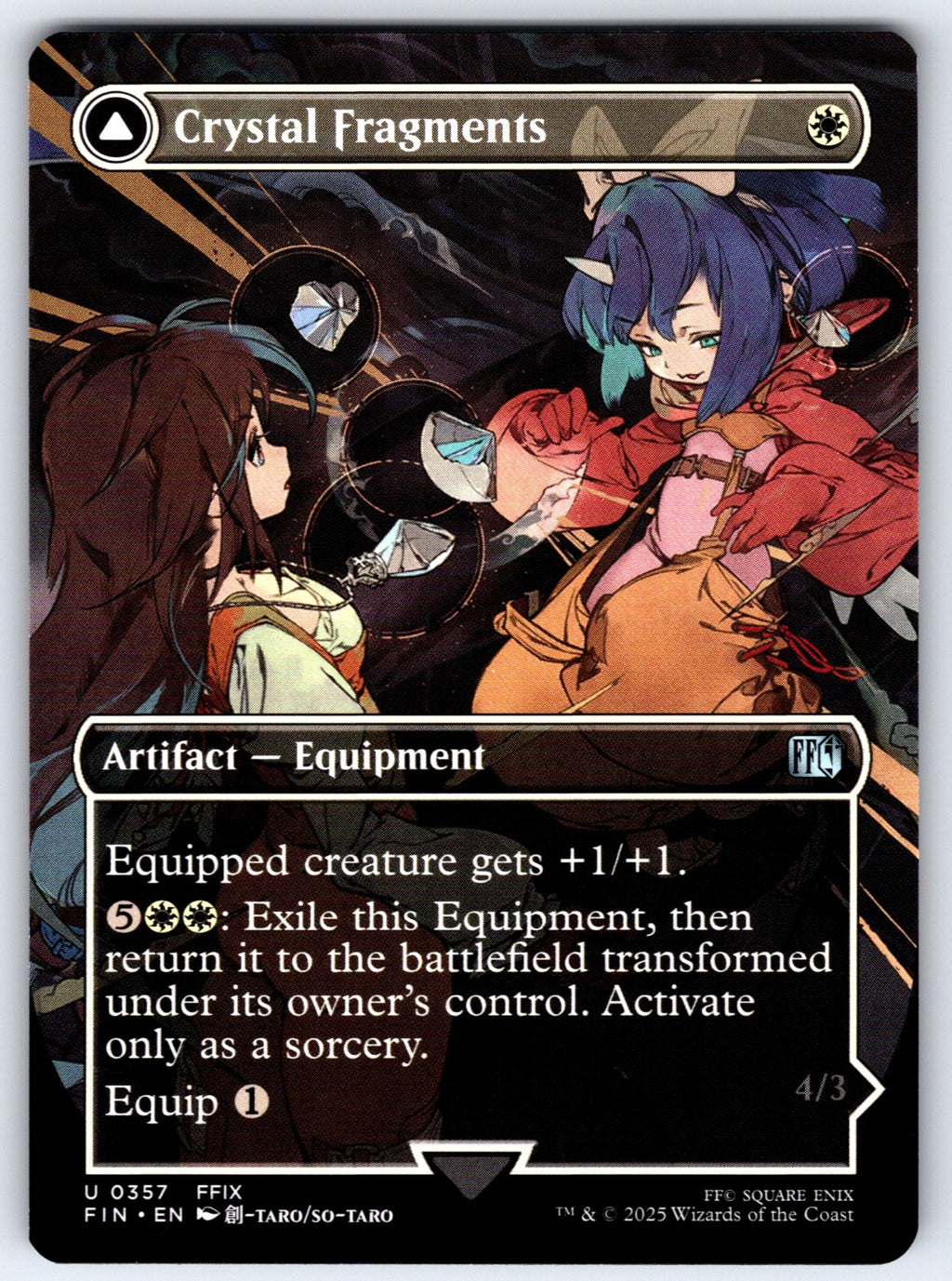 Crystal Fragments (Borderless) U FINAL FANTASY 357 NM 2025