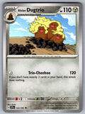 Alolan Dugtrio Uncommon SV08: Surging Sparks 123/191 NM 2024