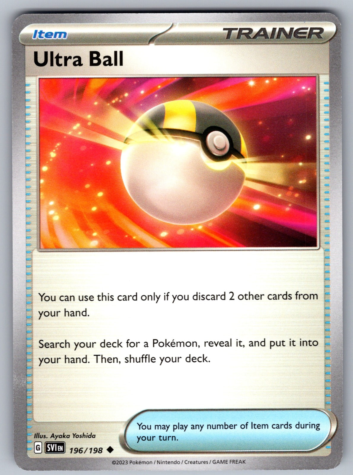 Ultra Ball Uncommon SV01: Scarlet & Violet Base Set 196/198 NM 2023