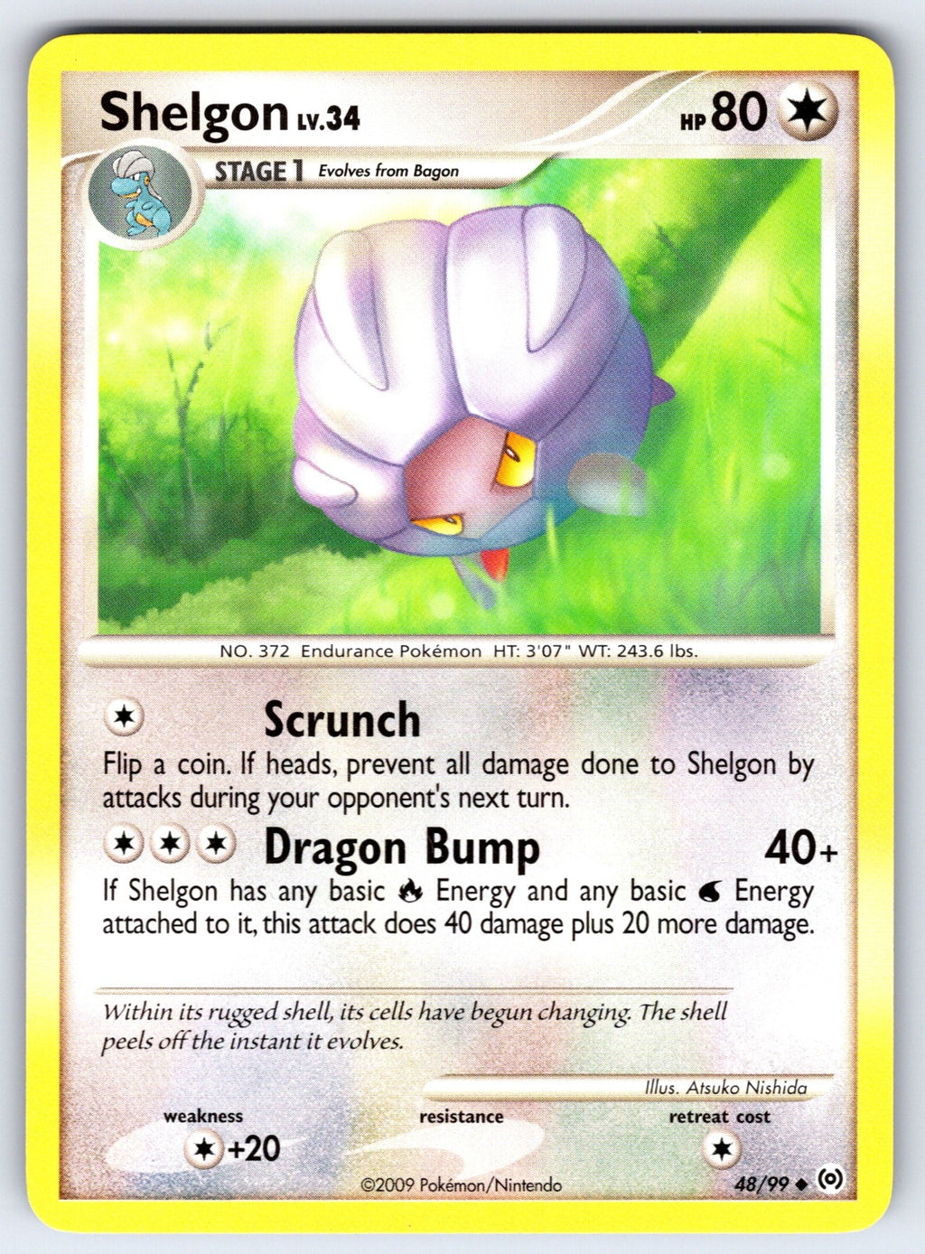 Shelgon Uncommon Arceus 48/99 LP 2009