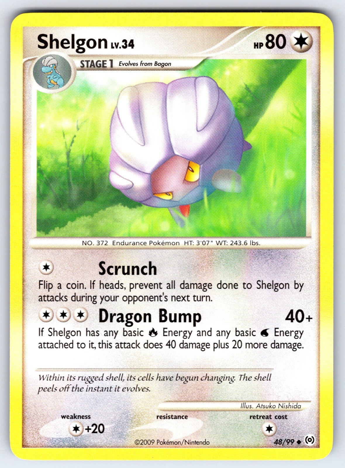 Shelgon Uncommon Arceus 48/99 LP 2009