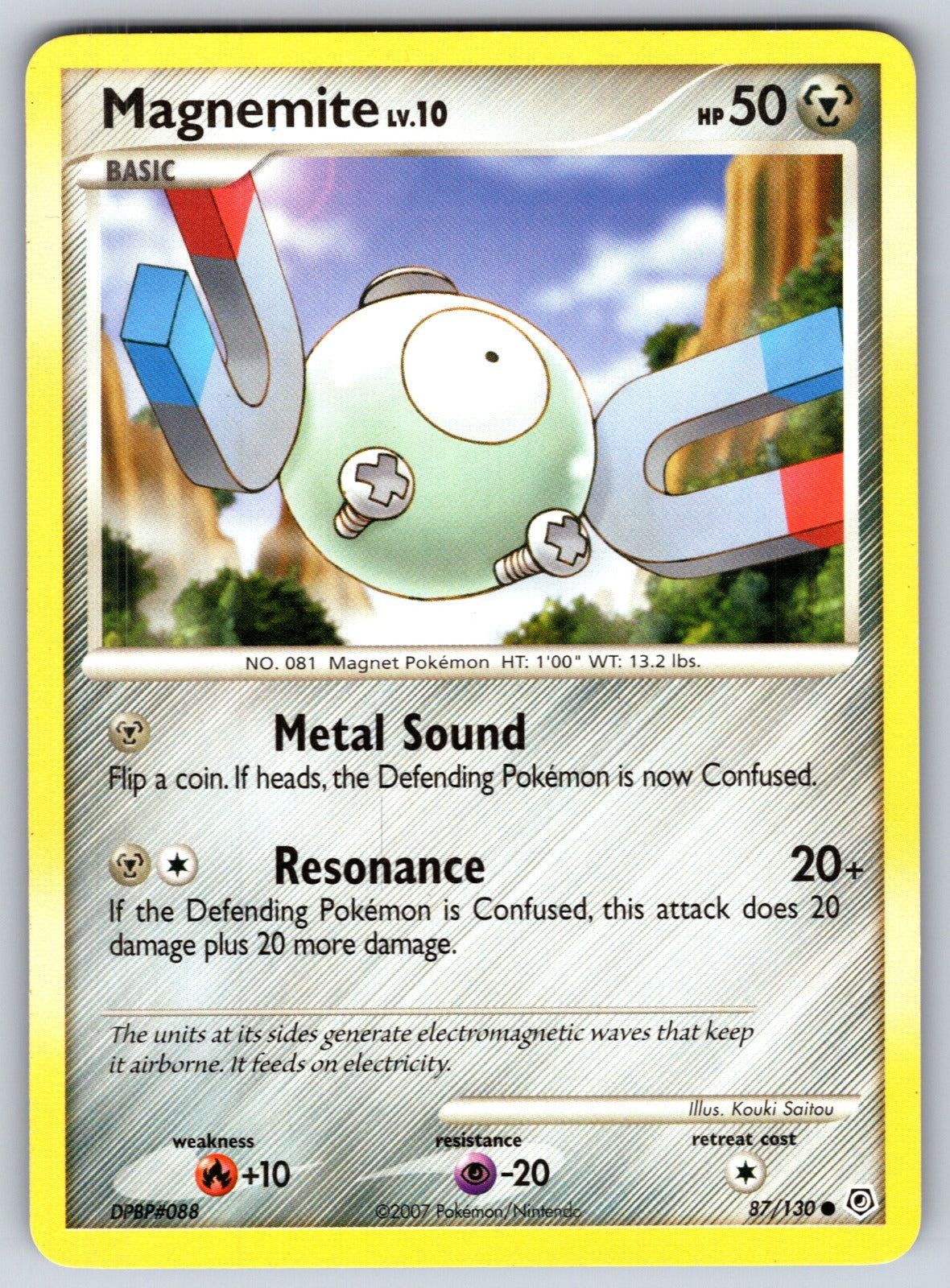 Magnemite Common Diamond and Pearl 87/130 LP 2007