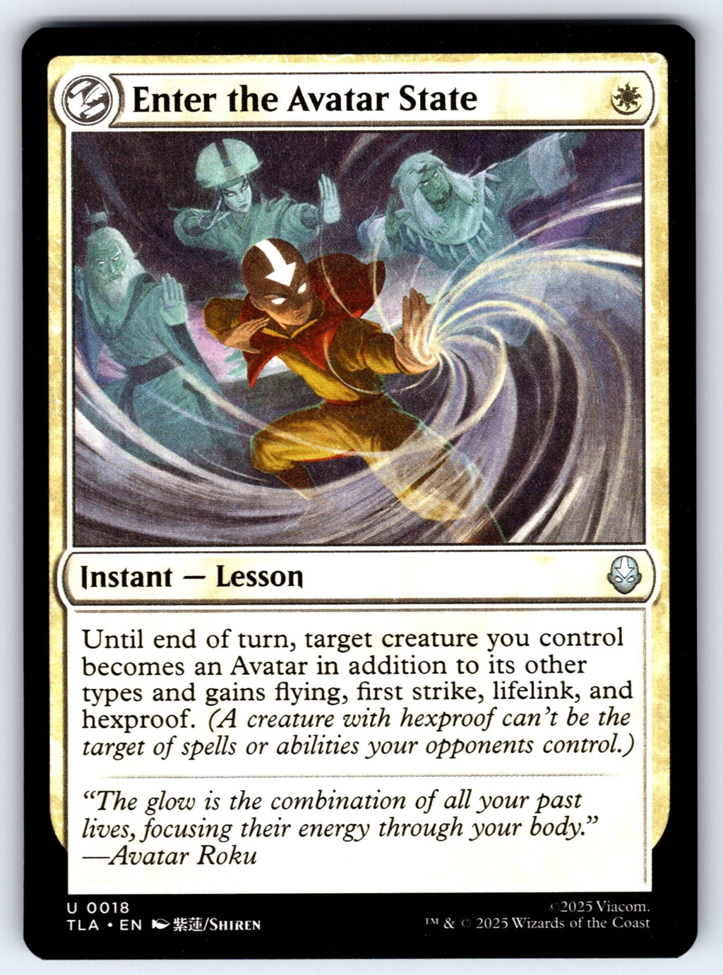 Enter the Avatar State U Avatar: The Last Airbender 18 NM 2025