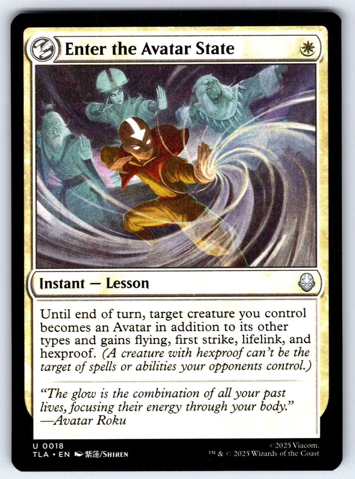 Enter the Avatar State U Avatar: The Last Airbender 18 NM 2025