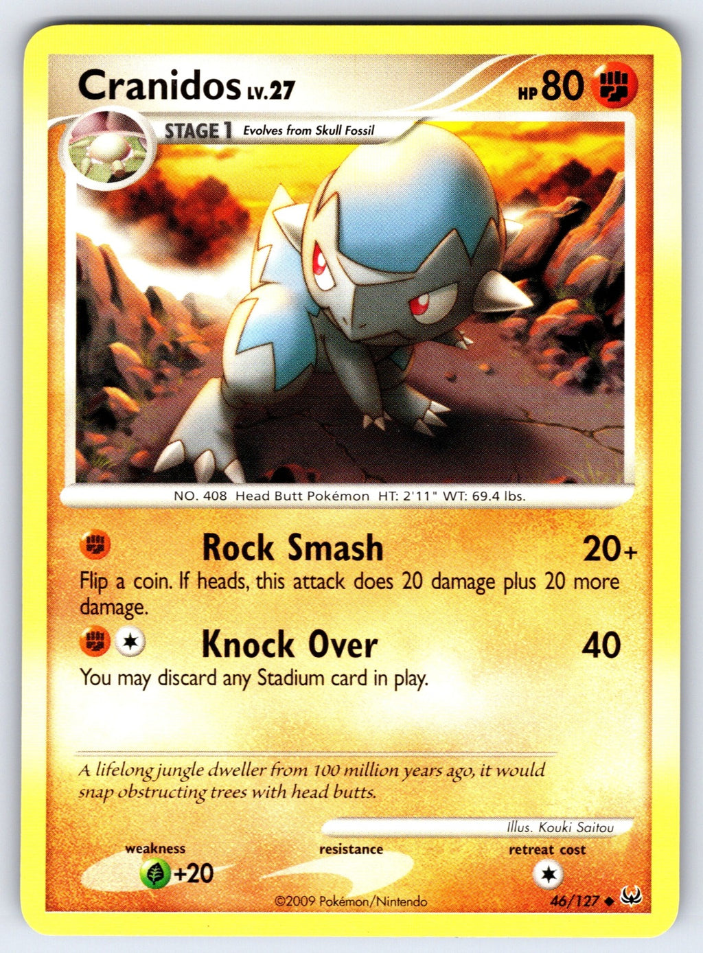Cranidos Uncommon Platinum 46/127 LP 2009