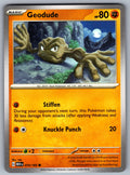Geodude Common SV: Scarlet & Violet 151 074/165 NM 2023