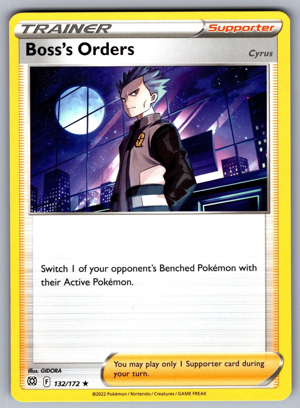 Boss's Orders Rare Prize Pack Series Cards 132/172 NM 2022