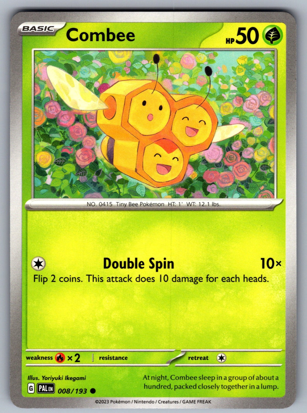 Combee Common SV02: Paldea Evolved 008/193 NM 2023