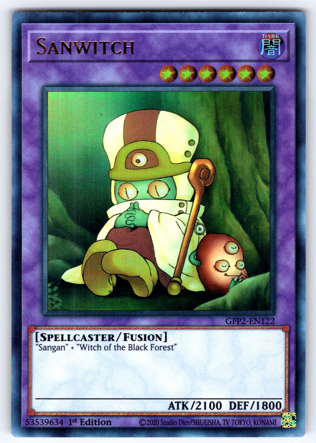 Sanwitch 1st Edition Ultra Rare Ghosts From the Past: The 2nd Haunting GFP2-EN12