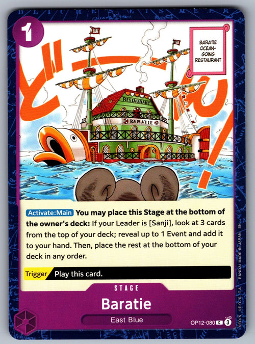 Baratie C Legacy of the Master OP12-080 NM 2025