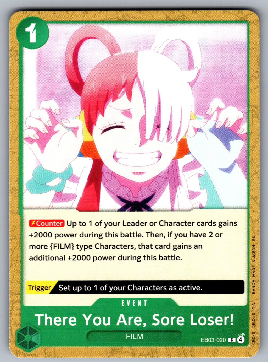 There You Are, Sore Loser! C Extra Booster: One Piece Heroines Edition EB03-020 