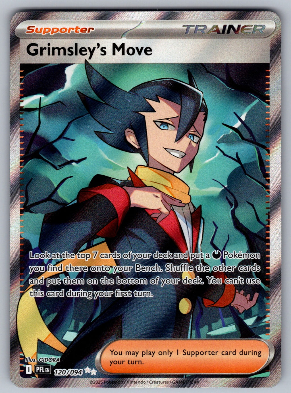 Grimsley's Move Holo Ultra Rare ME02: Phantasmal Flames 120/094 NM 2025