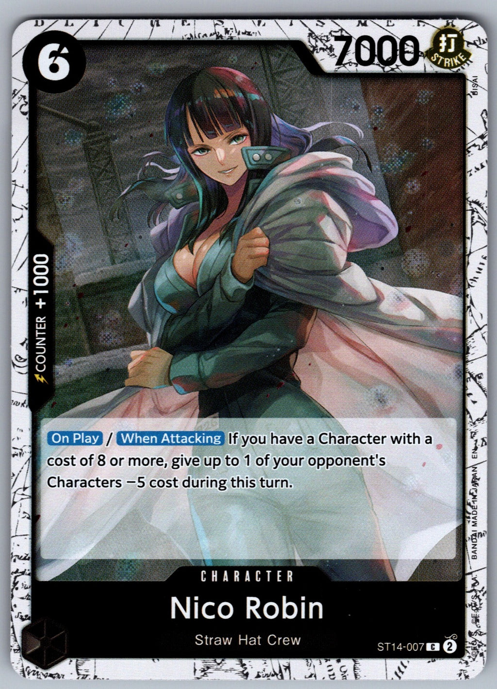 Nico Robin - (Pirate Foil) Foil C Premium Booster -The Best- Vol. 2 ST14-007 NM 