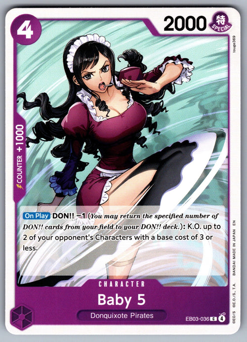 Baby 5 C Extra Booster: One Piece Heroines Edition EB03-036 NM 2026