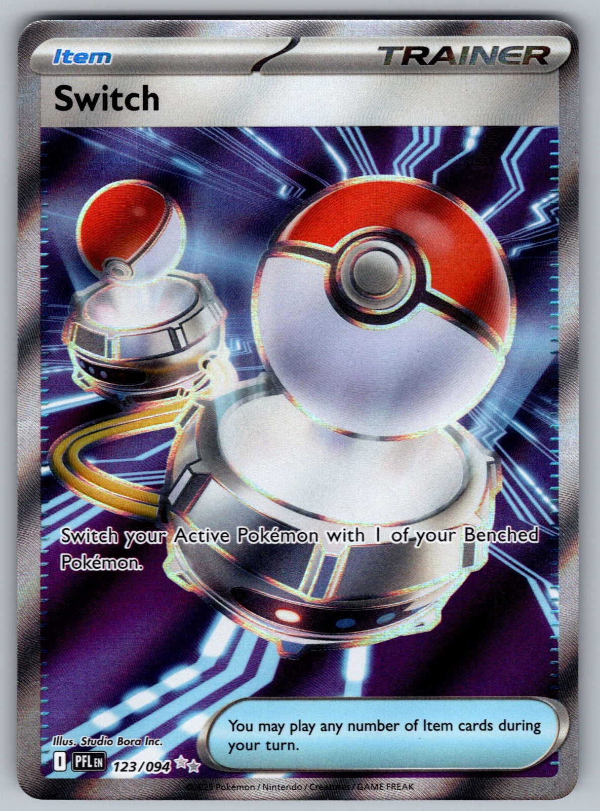 Switch Holo Ultra Rare ME02: Phantasmal Flames 123/094 NM 2025