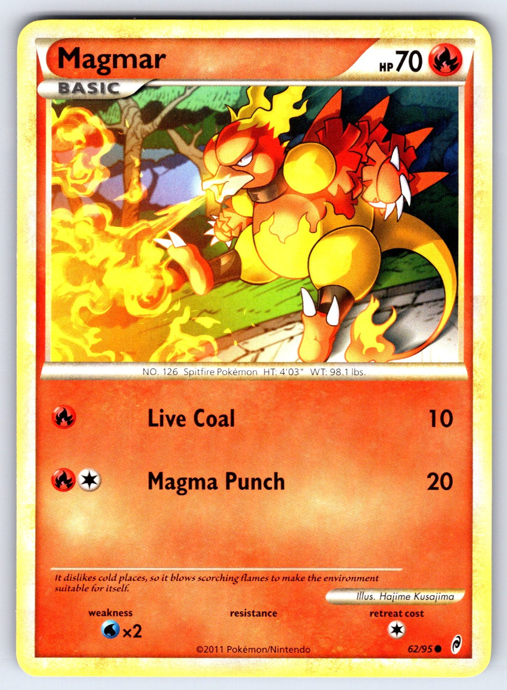 Magmar Common Call of Legends 62/95 LP 2011