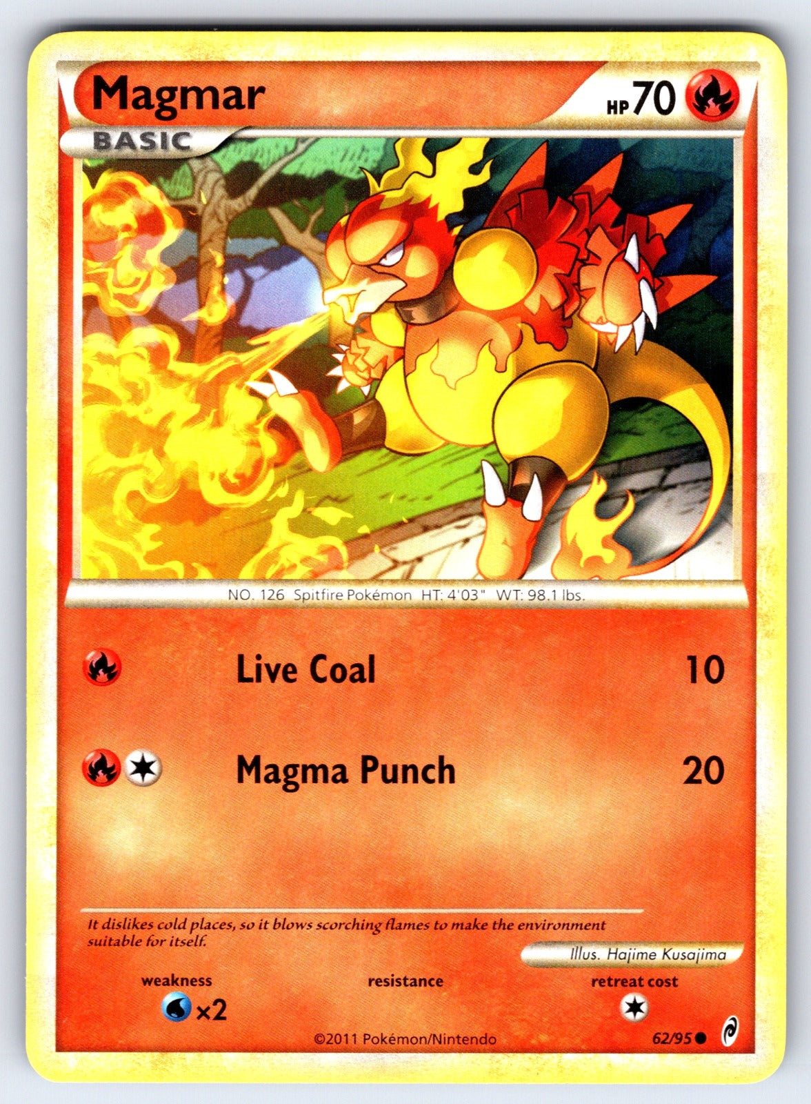 Magmar Common Call of Legends 62/95 LP 2011