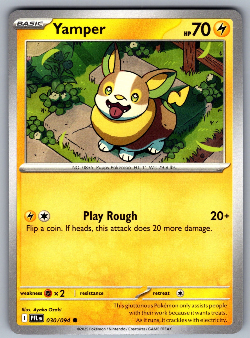 Yamper Common ME02: Phantasmal Flames 030/094 NM 2025