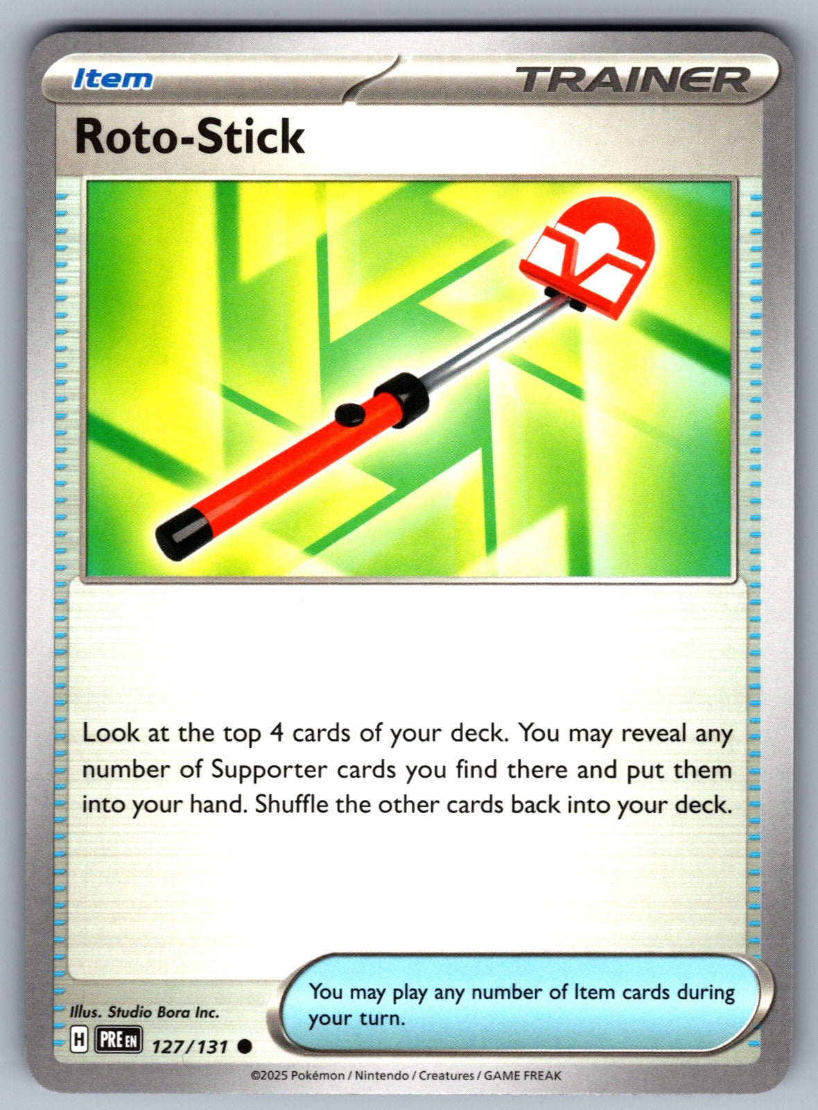 Roto-Stick Common SV: Prismatic Evolutions 127/131 NM 2025