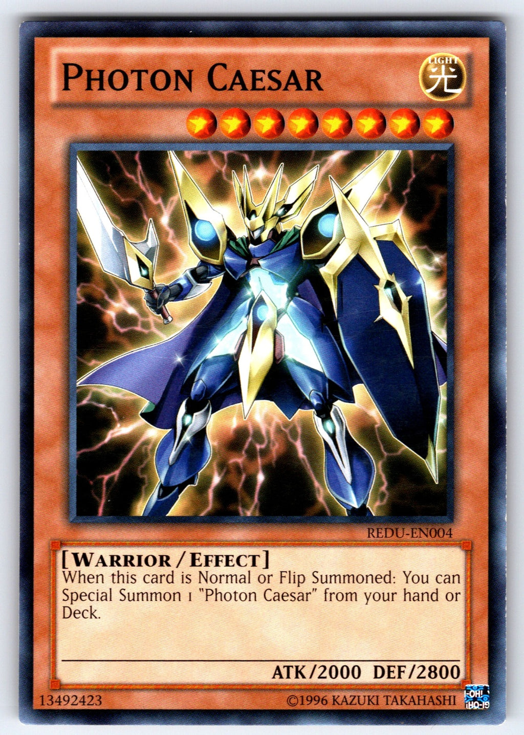 Photon Caesar Unlimited Common Return of the Duelist REDU-EN004 NM 2012