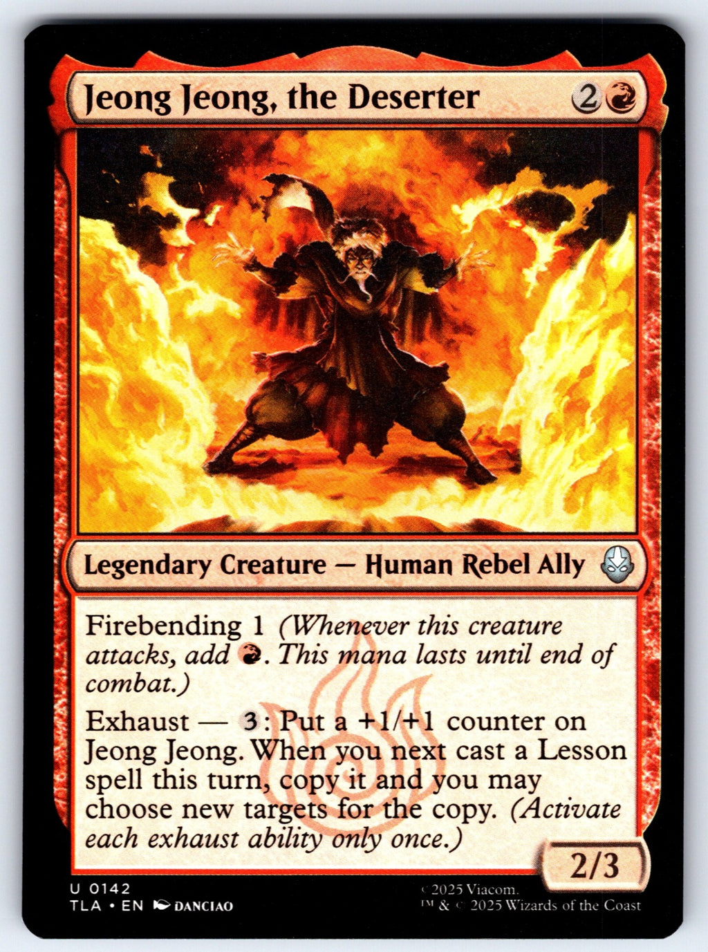 Jeong Jeong, the Deserter U Avatar: The Last Airbender 142 NM 2025