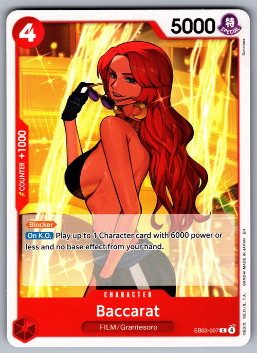 Baccarat C Extra Booster: One Piece Heroines Edition EB03-007 NM 2026