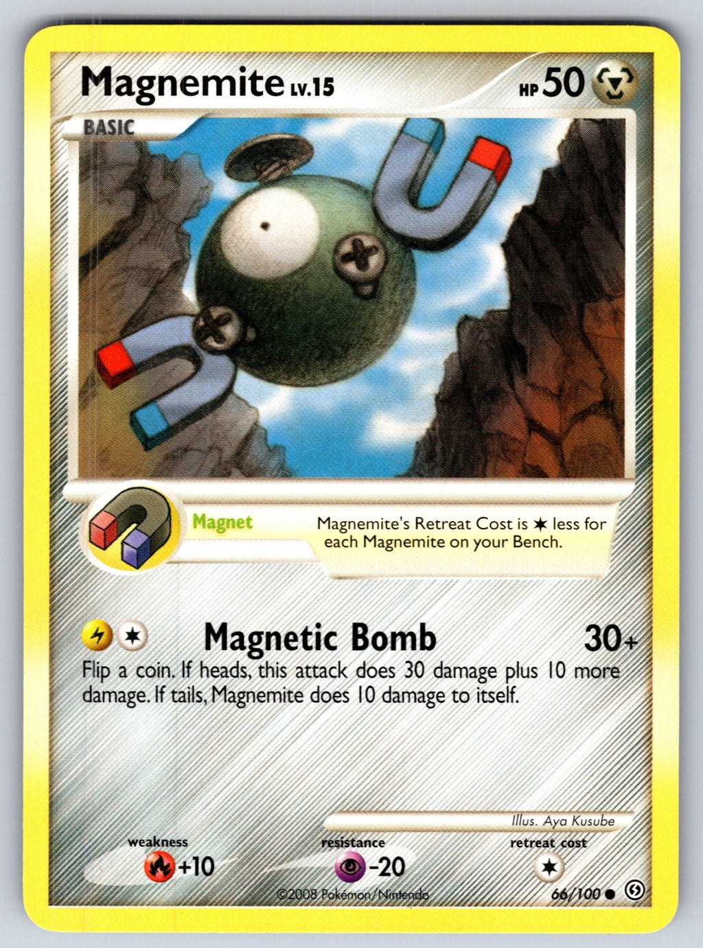 Magnemite (66) Common Stormfront 66/100 LP 2008