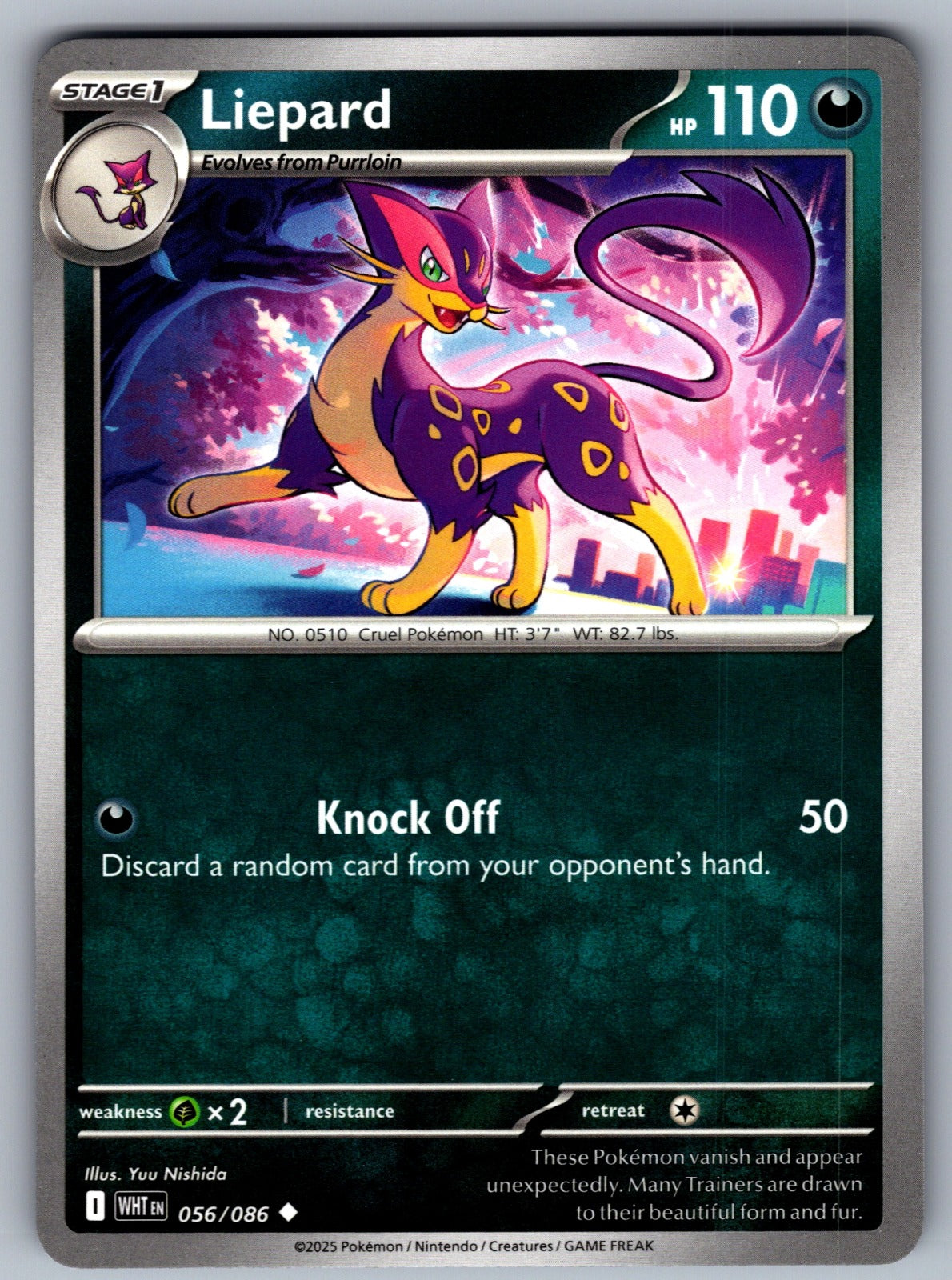 Liepard Uncommon SV: White Flare 056/086 NM 2025