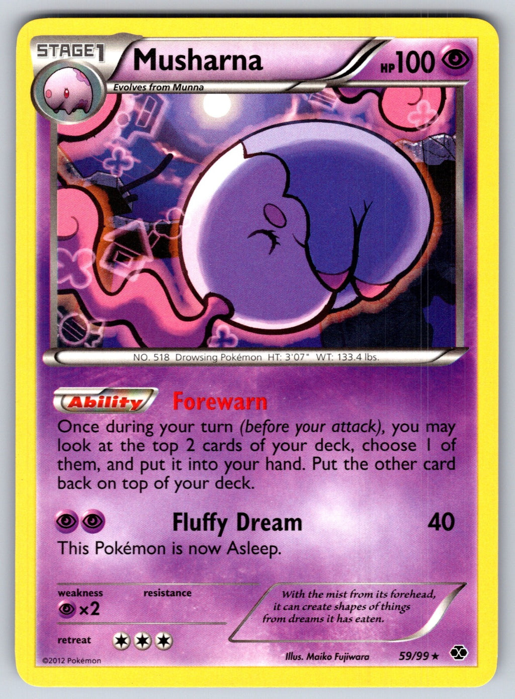 Musharna Rare Next Destinies 59/99 LP 2012