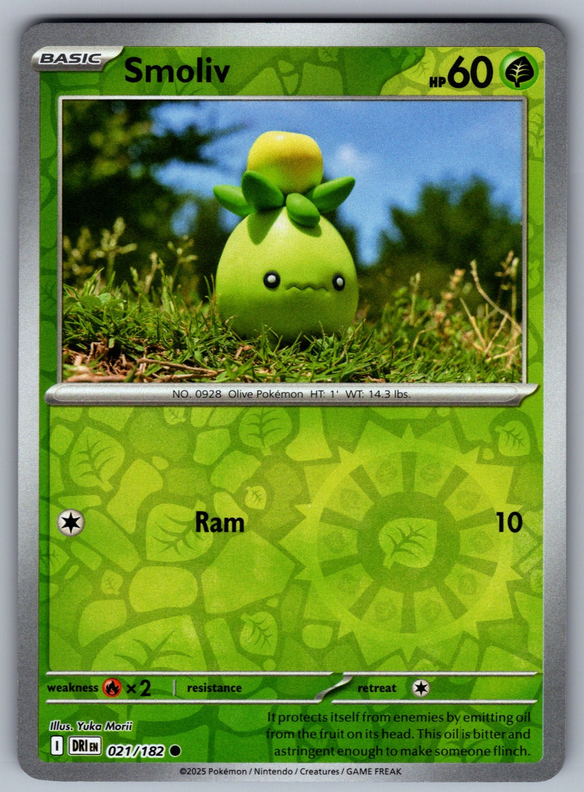 Smoliv Reverse Holo Common SV10: Destined Rivals 021/182 NM 2025