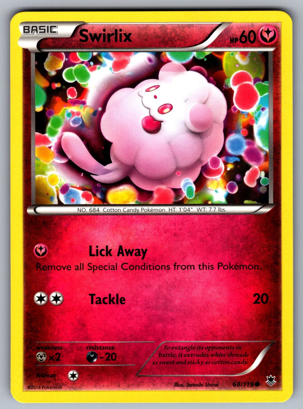 Swirlix Common XY - Phantom Forces 68/119 LP 2014