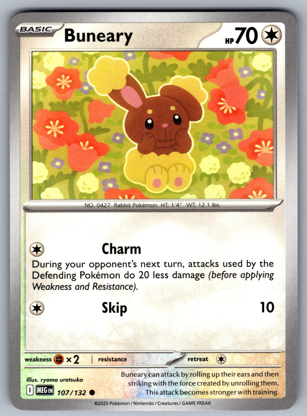 Buneary Common ME01: Mega Evolution 107/132 NM 2025