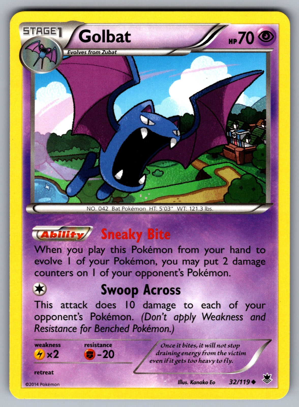 Golbat Uncommon Generations 31/83 LP 2016