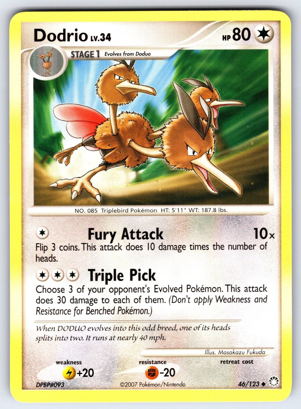 Dodrio Uncommon Mysterious Treasures 46/123 LP 2007