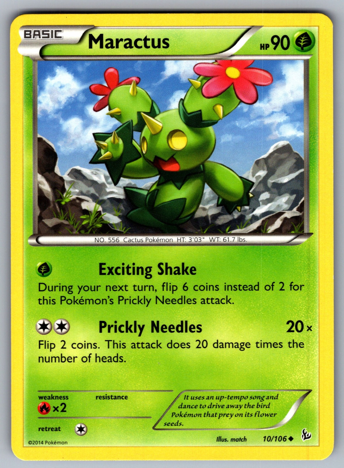 Maractus Uncommon XY - Flashfire 10/106 LP 2014