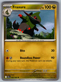 Fraxure Common SV: Black Bolt 069/086 NM 2025