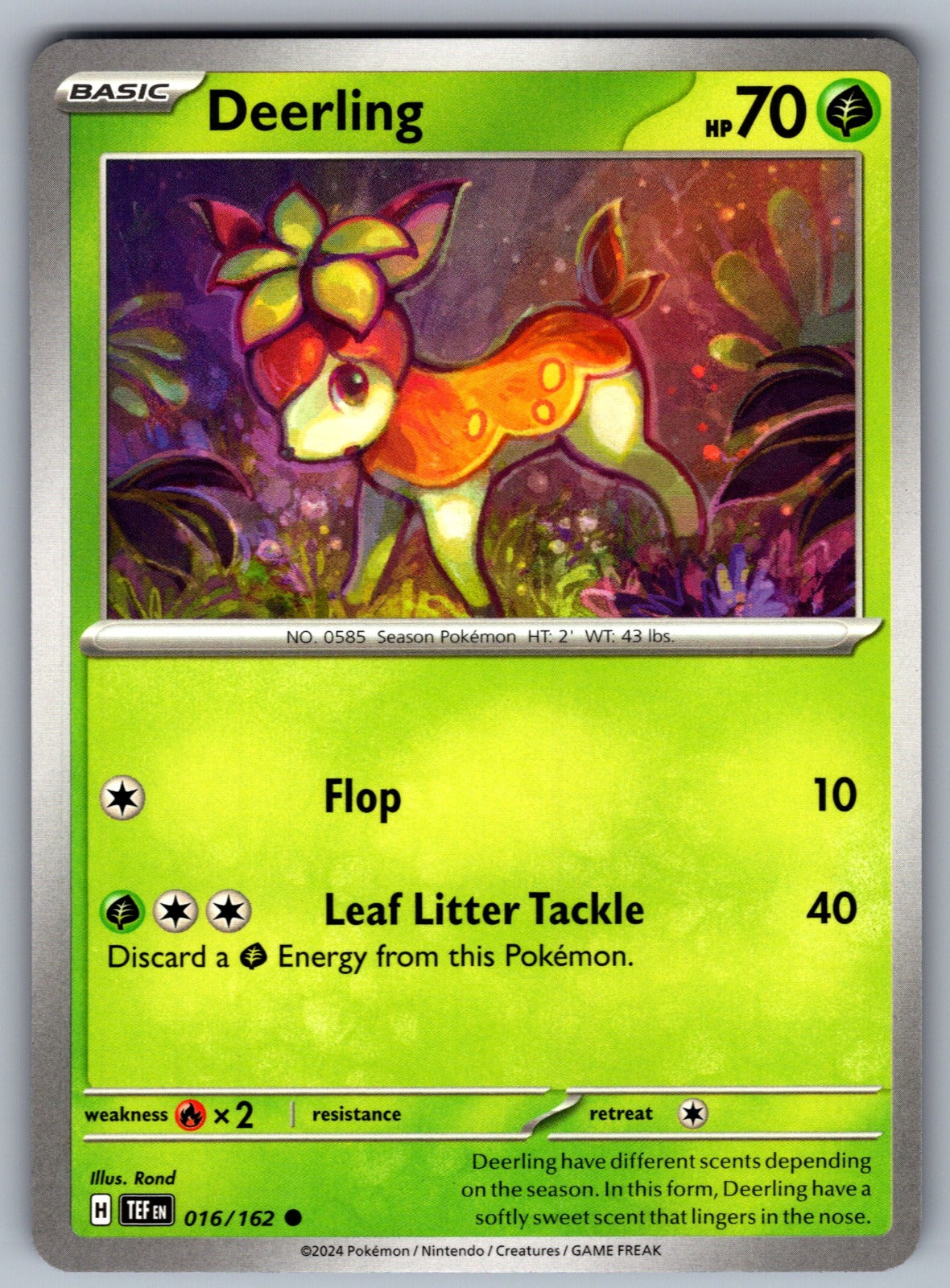 Deerling Common SV05: Temporal Forces 016/162 NM 2024