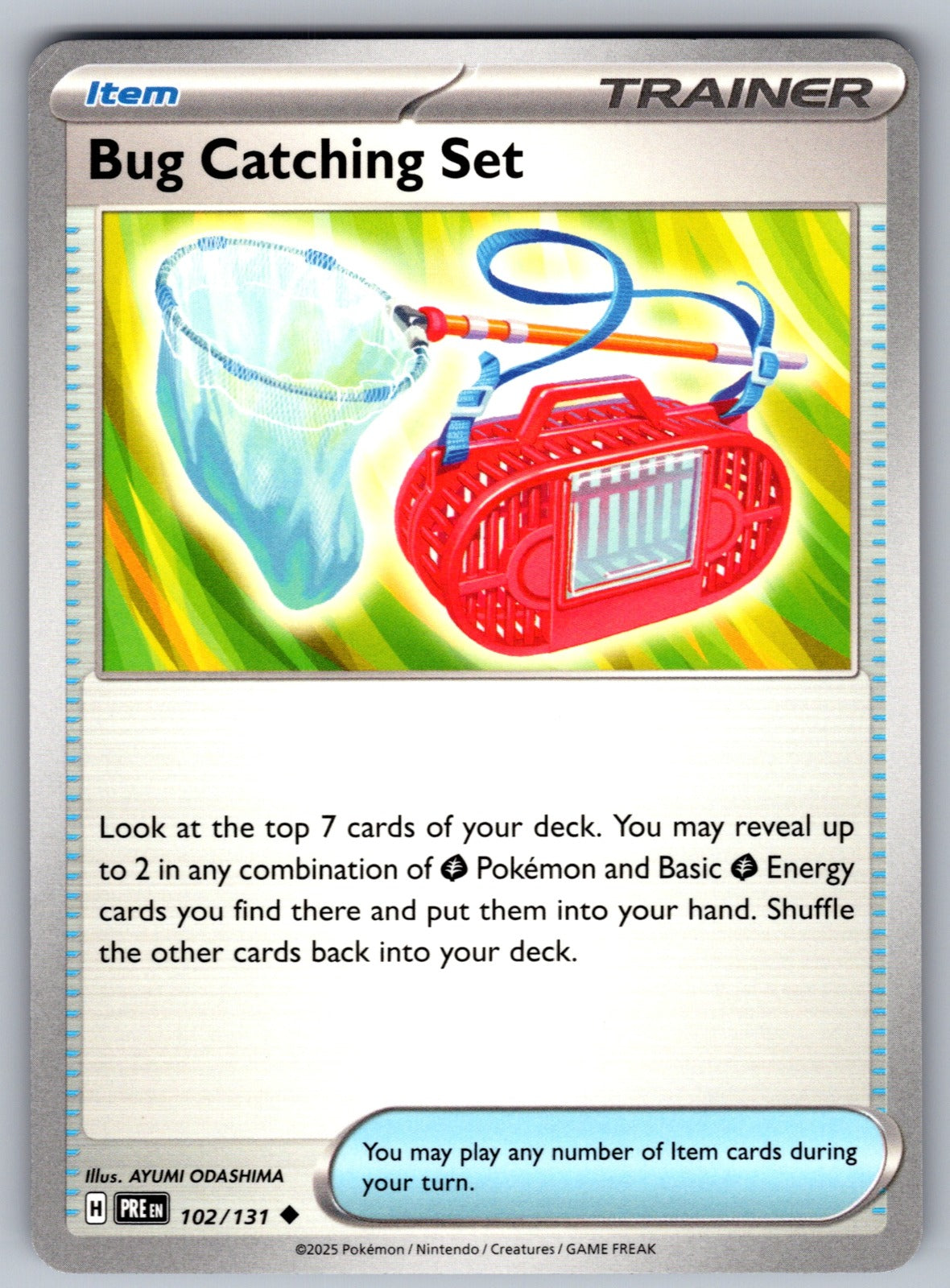 Bug Catching Set Uncommon SV: Prismatic Evolutions 102/131 NM 2025
