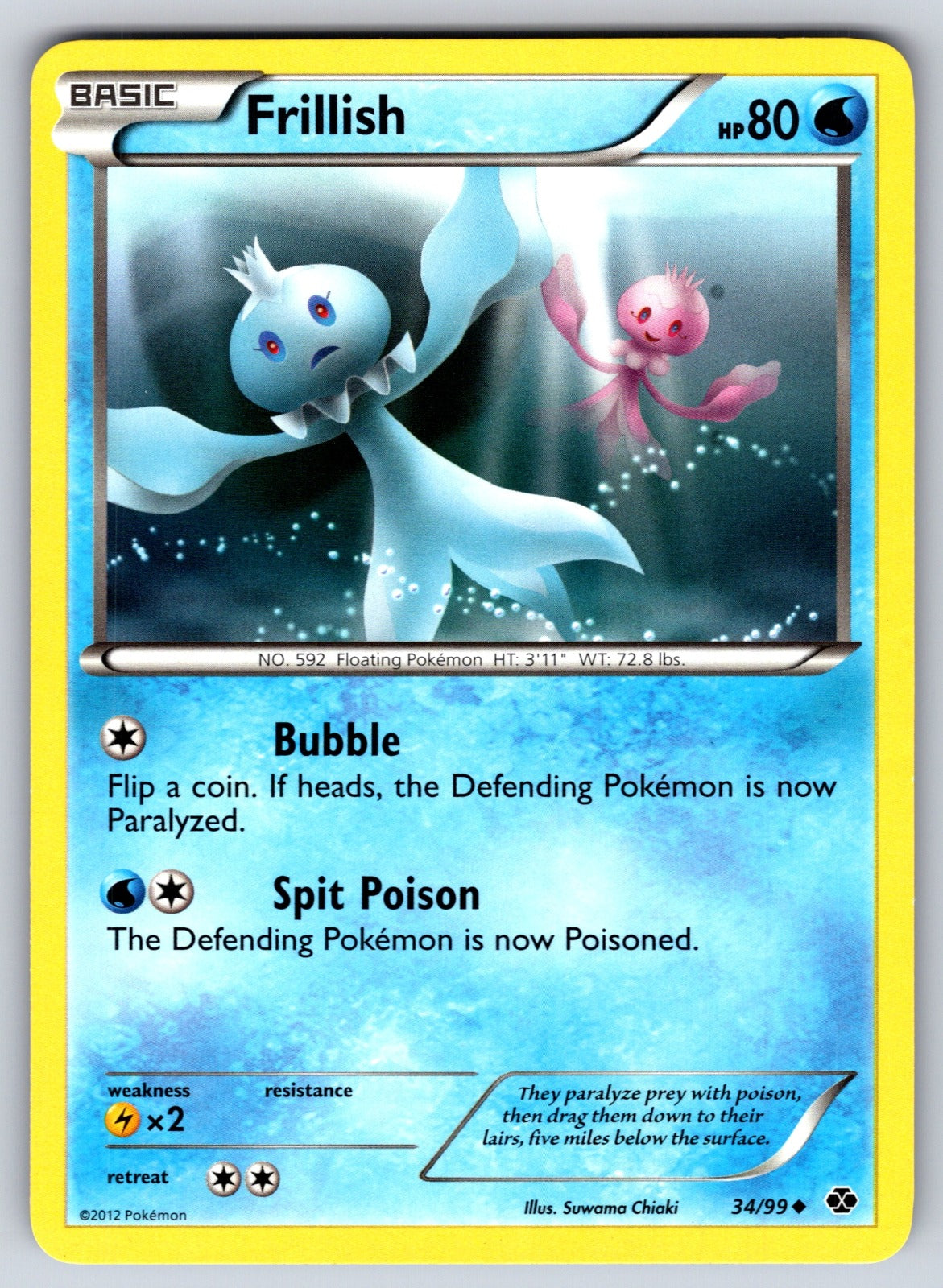 Frillish Uncommon Next Destinies 34/99 LP 2012