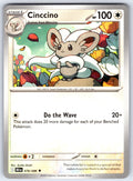 Cinccino Uncommon SV: Black Bolt 076/086 NM 2025
