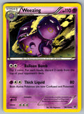 Weezing Uncommon XY - Fates Collide 28/124 LP 2016