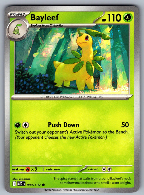Bayleef Common ME01: Mega Evolution 009/132 NM 2025