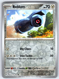 Beldum Reverse Holo Common SV05: Temporal Forces 113/162 NM 2024