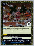 Gravity Blade Raging Tiger Foil R Wings of the Captain OP06-058 NM 2024