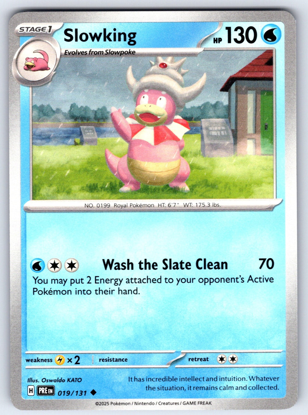 Slowking Uncommon SV: Prismatic Evolutions 019/131 NM 2025