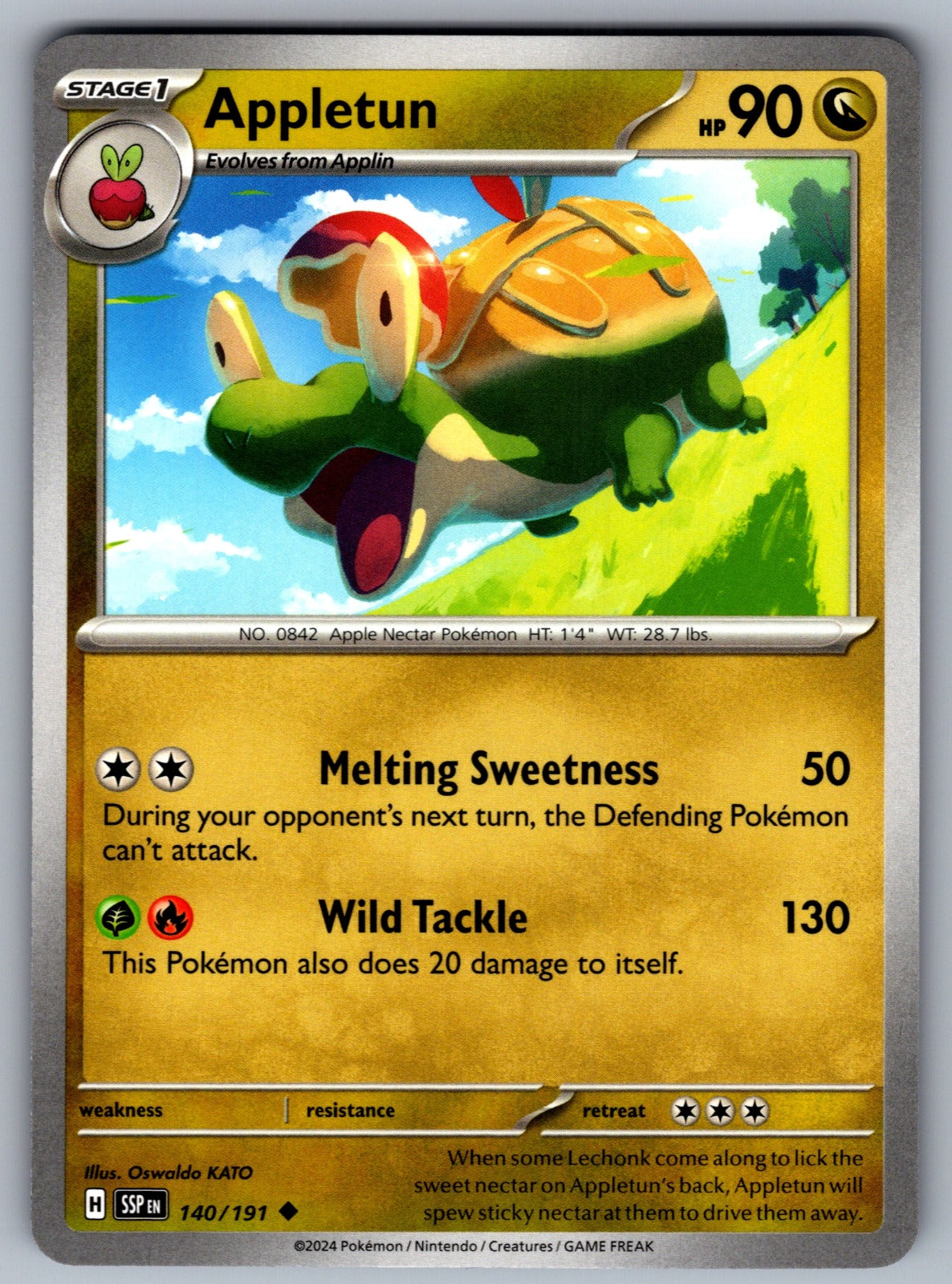 Appletun Uncommon SV08: Surging Sparks 140/191 NM 2024