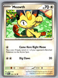 Meowth Common SV: Scarlet & Violet 151 052/165 NM 2023